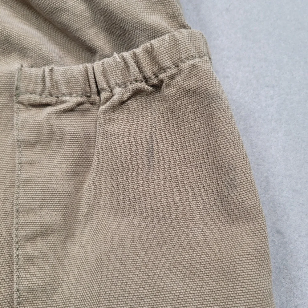 Columbia PFG Mens XL Khaki Half Moon Cargo Shorts FM4012 Fishing Hiking Tan
